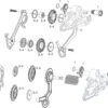 SRAM Piezas De Repuesto Para Sistemas De Cambios X9 3x9 (2007-2009)