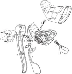 SRAM Piezas De Repuesto Palancas De Cambios/frenos Red 2013 / Red 22