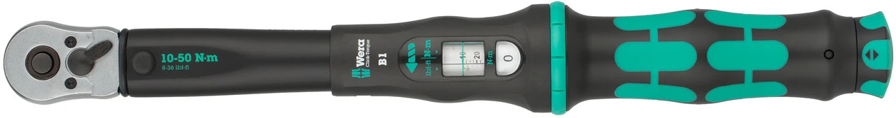 Wera Llave De Torsión Click-Torque B 1 Con Carraca Reversible