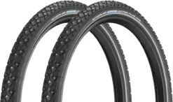 Schwalbe Cubierta De Alambre Con Spikes Marathon Winter Plus 20" En Set De 2