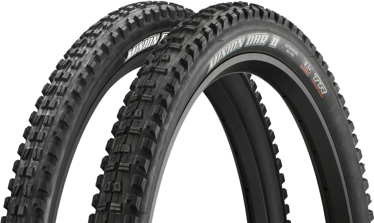 MAXXIS Cubierta Plegable Minion DHF / DHR II Dual EXO TR 27,5" En Set De 2