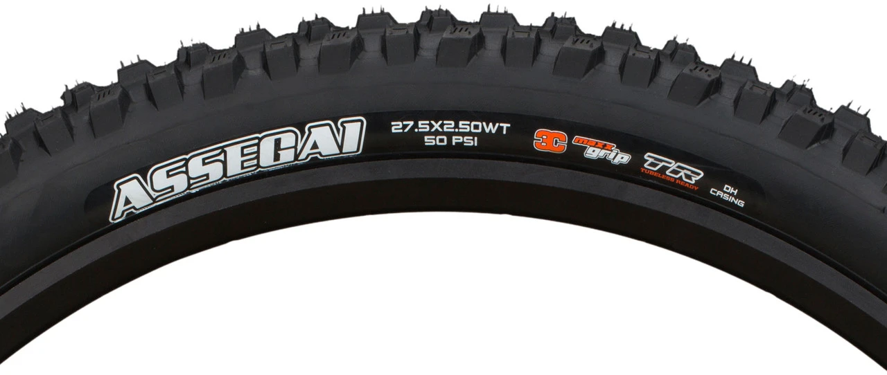 MAXXIS Set De 2 Cubiertas Plegables Assegai 3C MaxxGrip Downhill WT TR 27,5" - Imagen 3