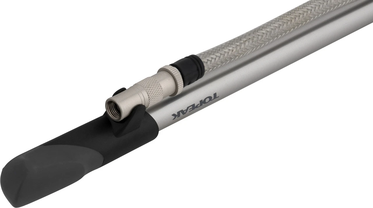 Topeak Bomba De Amortiguador C. Manguera Flexible De Acero PocketShock DXG XL - Imagen 4