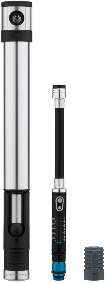 Crankbrothers Mini Bomba Klic HV Con Adaptador CO2 Y Man贸metro - Imagen 8