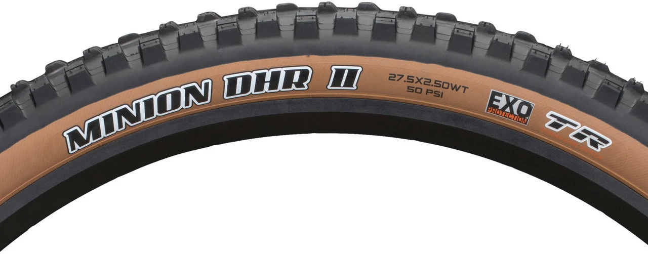 MAXXIS Cubierta Plegable Minion DHR II Dual EXO WT TR Skinwall 27,5" - Imagen 3