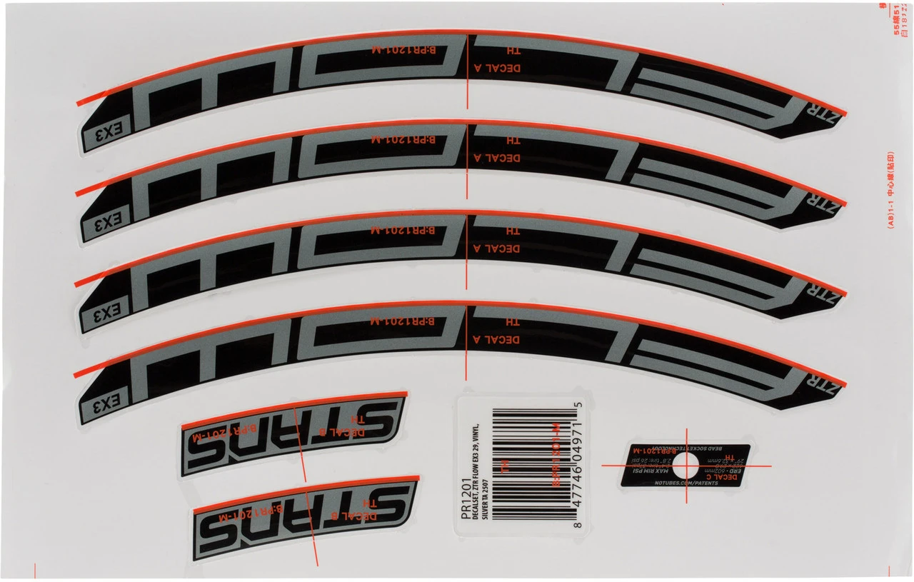 Notubes Set De Calcomanías Para ZTR Flow EX3