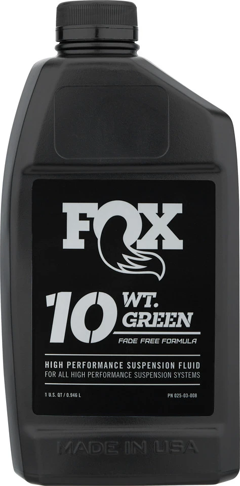 Fox Racing Shox Suspension Fluid Green 10 WT