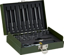 Proxxon Juego De Mecánica De Precisión 1/4" C. Carraca De Bits MICRO 36 Piezas