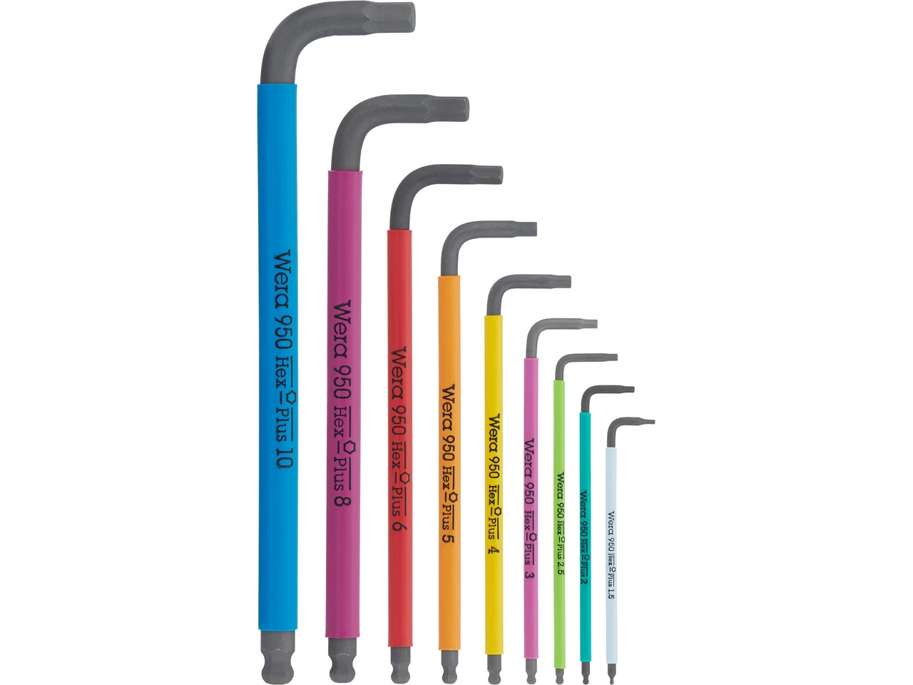 Wera Juego De Llaves Acodadas Hexagonales Hex-Plus SPKL - Imagen 3